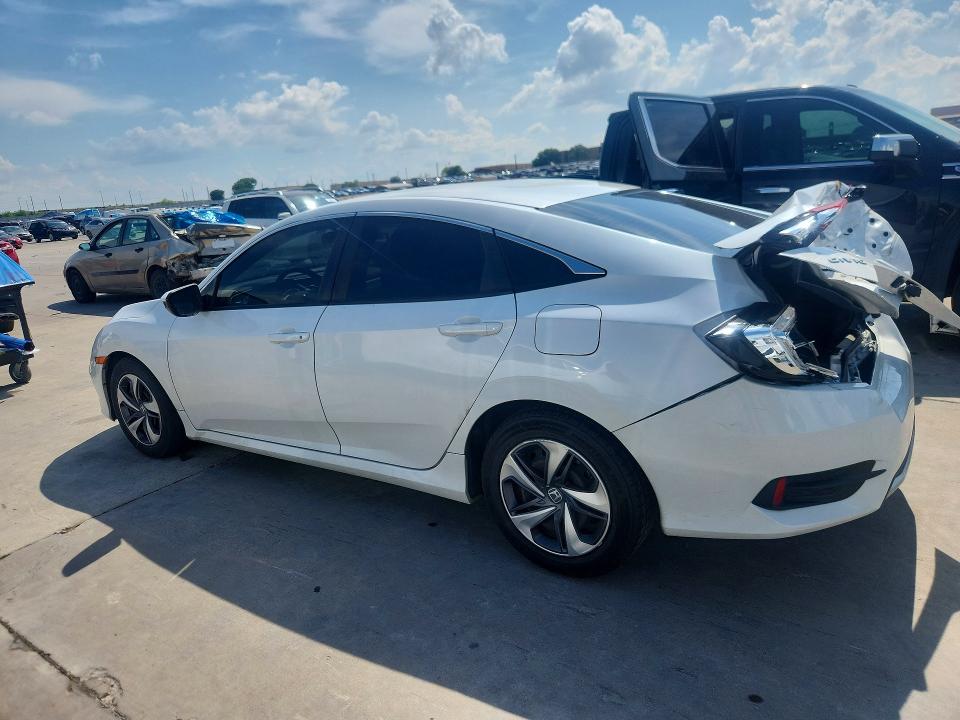 2021 Honda Civic VIN 2HGFC2F61MH546902 COPART salvage auction — REAR END, Tx - Salvage Vehicle Title, sold $3,850 on 2026-07-23 (photo 2)