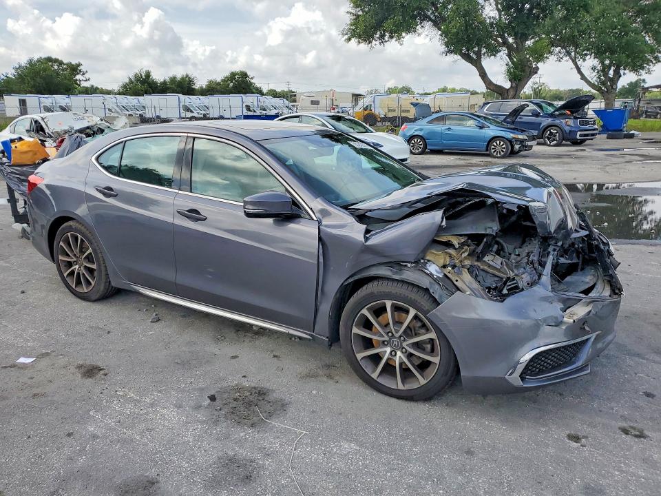 2018 Acura Tlx VIN 19UUB2F57JA002898 COPART salvage auction — FRONT END, FL - CERT OF TITLE SLVG REBUILDABLE, sold $1,050 on 2026-07-02 (photo 4)