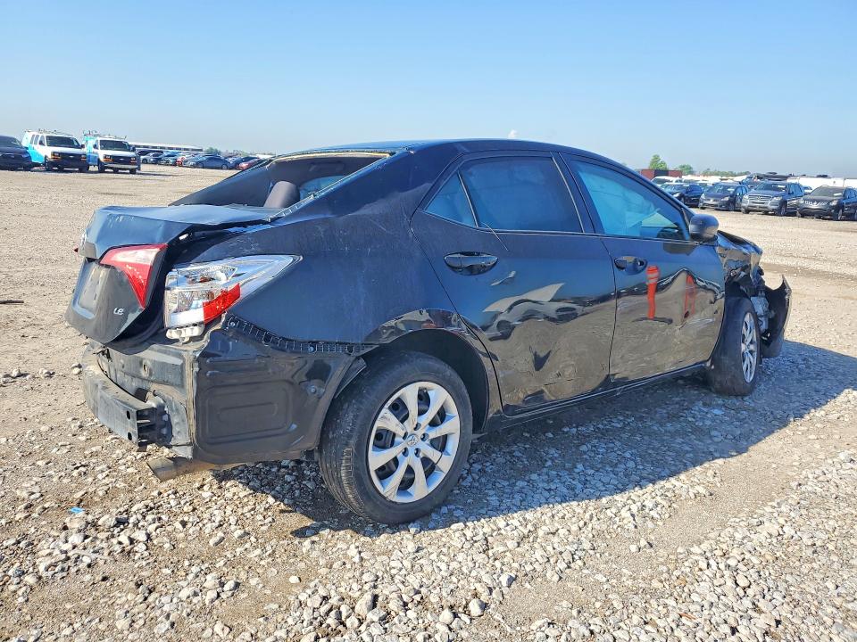 2018 Toyota Corolla VIN 5YFBURHE7JP840821 COPART salvage auction — ALL OVER, TX - CERTIFICATE OF TITLE, sold $1,250 on 2026-07-21 (photo 3)