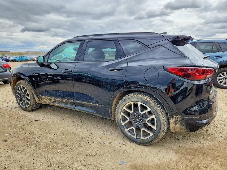 2024 Chevrolet Blazer VIN 3GNKBKRS8RS139633 COPART salvage auction — SIDE, AB - BOS - SALVAGE, sold $10,500 on 2026-07-02 (photo 2)