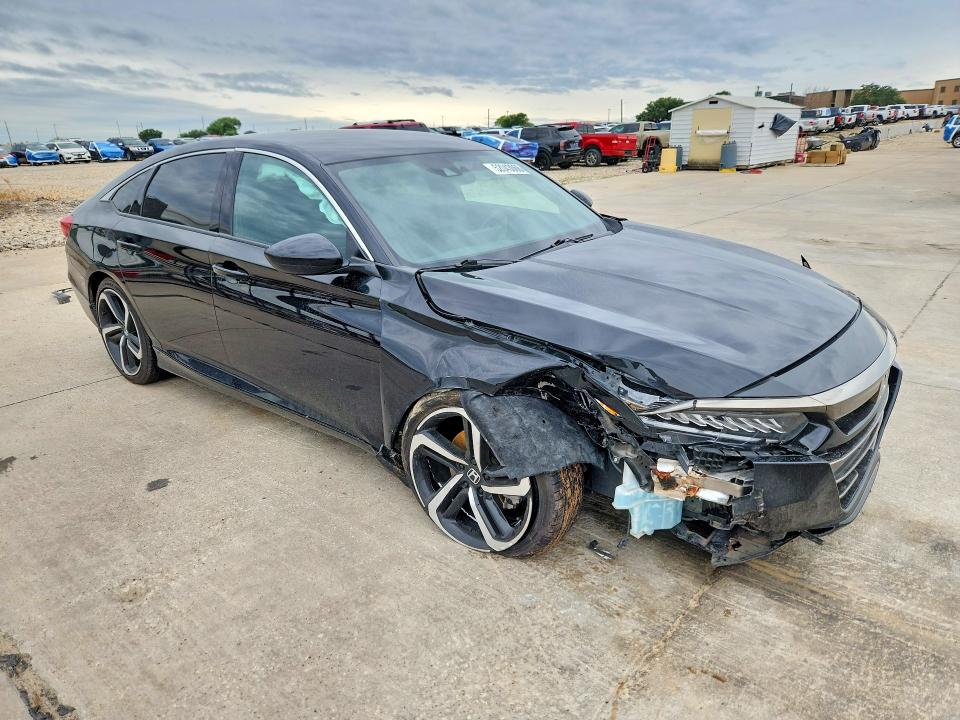 2022 Honda Accord VIN 1HGCV1F33NA064655 COPART salvage auction — FRONT END, Tx - Certificate Of Title, sold $8,300 on 2026-07-09 (photo 4)
