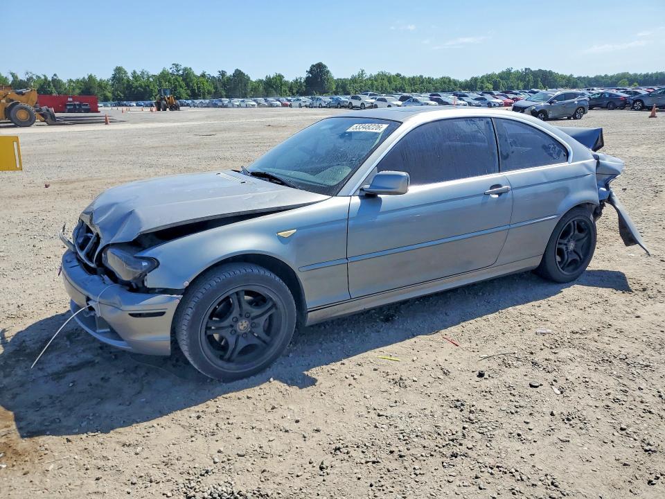 2005 BMW 3 series VIN WBABD33425PL06917 COPART salvage auction — REAR END, Nc - Salvage Certificate Of Title, sold $250 on 2026-08-03 (photo 1)