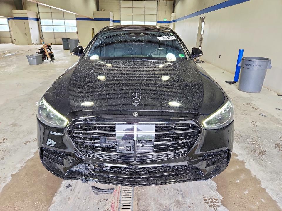 2022 Mercedes-benz S-klasse VIN W1K6G6DB7NA096172 COPART salvage auction — FRONT END, Va - Cert Of Title - Salvage, sold $28,750 on 2026-07-24 (photo 5)