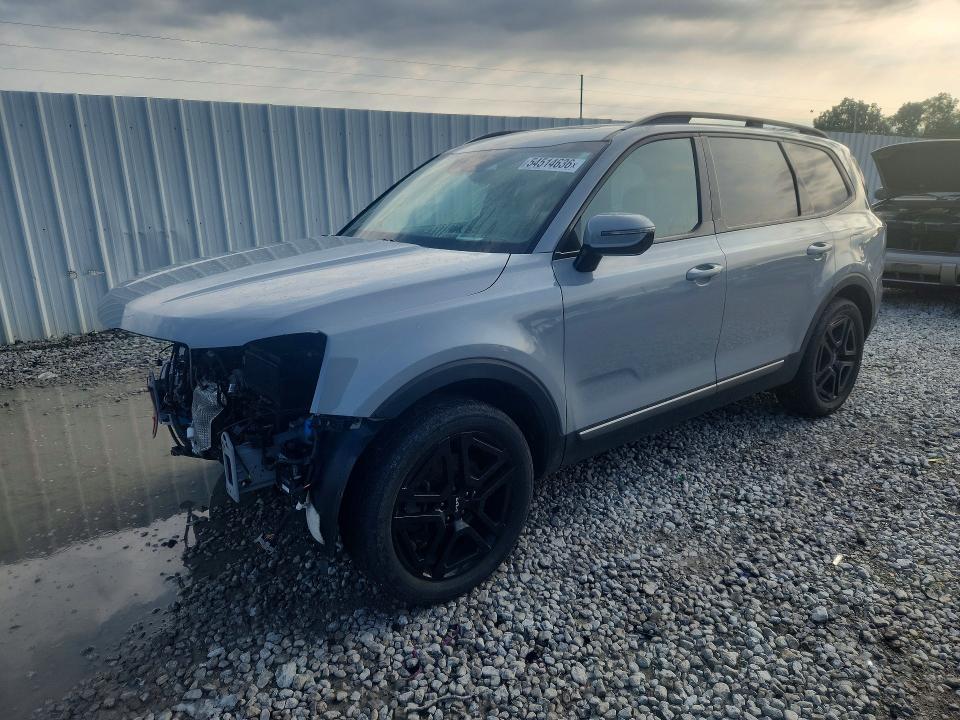2023 Kia Telluride VIN 5XYP5DGC4PG353000 COPART salvage auction — FRONT END, Oh - Cert Of Title-Salvage, sold $9,600 on 2026-07-24 (photo 1)