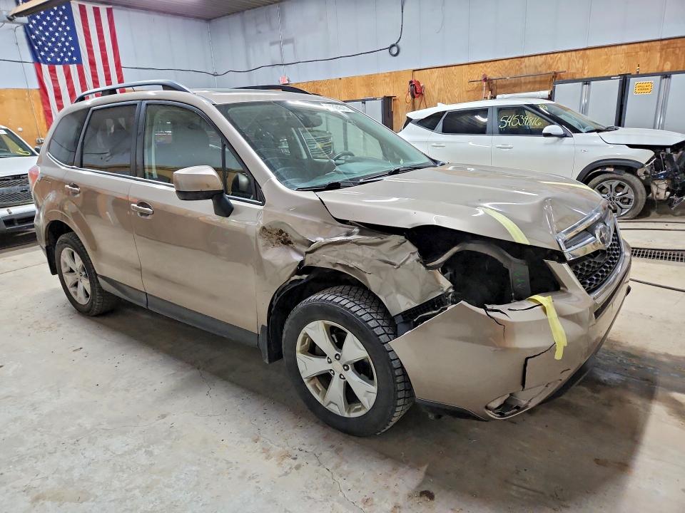 2015 Subaru Forester VIN JF2SJADC5FH541847 COPART salvage auction — FRONT END, Mi - Certificate Of Title, sold $250 on 2026-07-15 (photo 4)