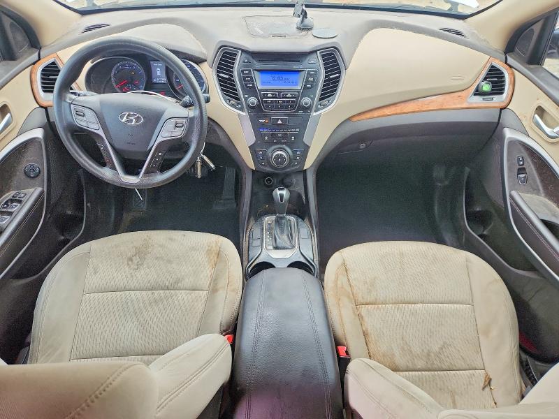 2013 Hyundai Santa fe VIN 5XYZT3LBXDG017272 COPART salvage auction — FRONT END, Mt - Certificate Of Title, sold $1,900 on 2026-07-29 (photo 8)