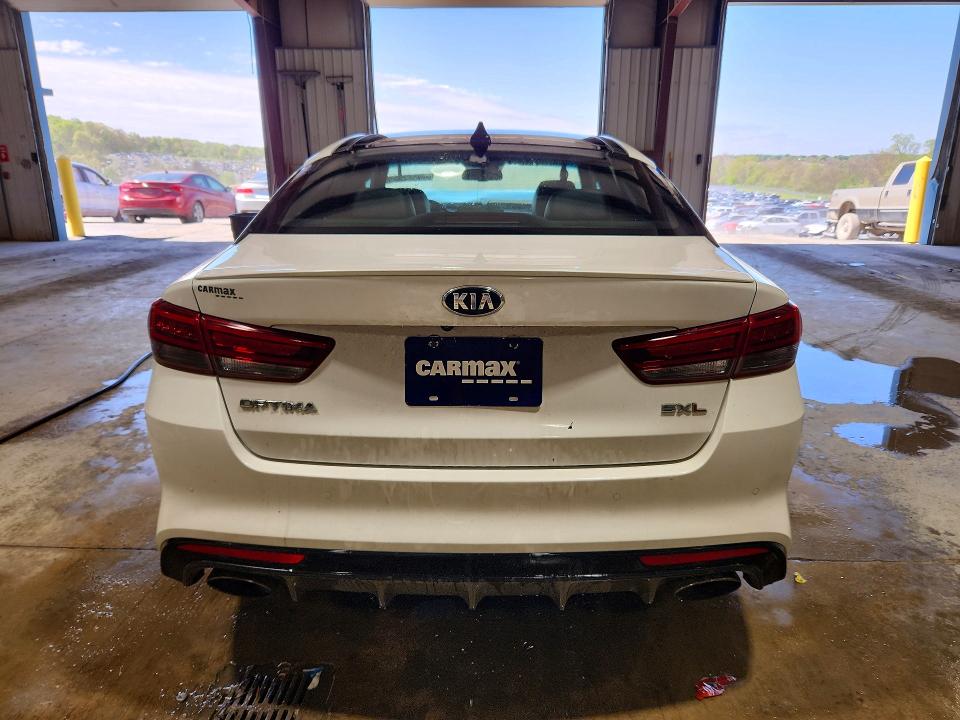2016 Kia Optima VIN 5XXGV4L22GG046538 COPART salvage auction — FRONT END, Wv - Certificate Of Title, sold $1,450 on 2026-07-14 (photo 6)