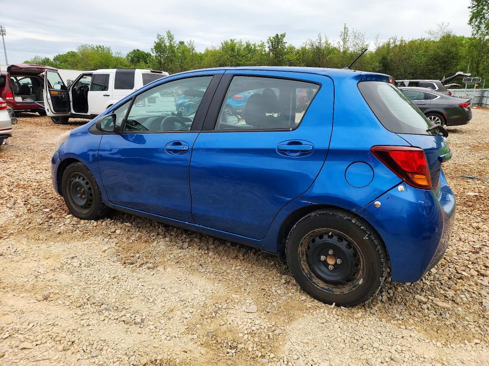 2015 Toyota Yaris VIN VNKKTUD30FA035482 COPART salvage auction — HAIL, Mo - Salvage Certificate Of Title, sold $1,800 on 2026-07-28 (photo 2)