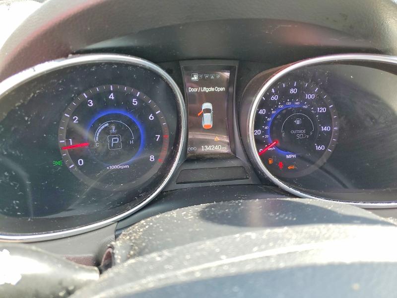 2015 Hyundai Santa fe VIN 5XYZW4LA5FG302288 COPART salvage auction — REAR END, Nc - Salvage Certificate Of Title, sold $2,250 on 2026-07-09 (photo 9)