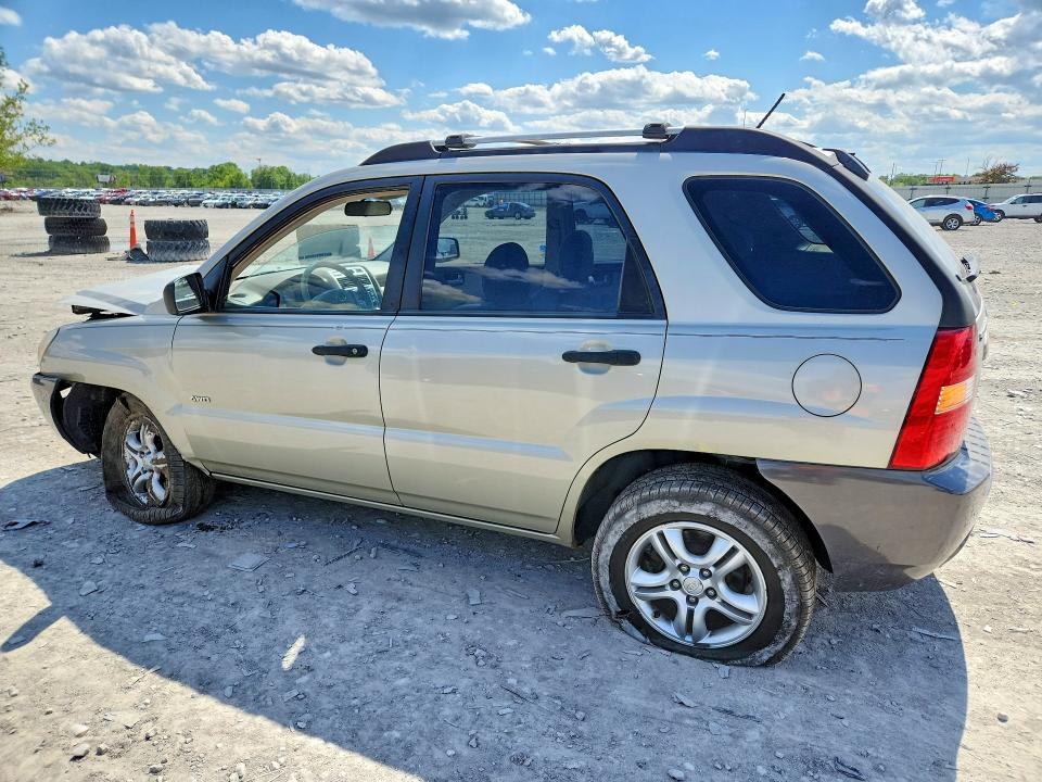 2007 Kia Sportage VIN KNDJE723377440057 COPART salvage auction — UNDERCARRIAGE, Il - Salvage Certificate, sold $275 on 2026-07-20 (photo 2)