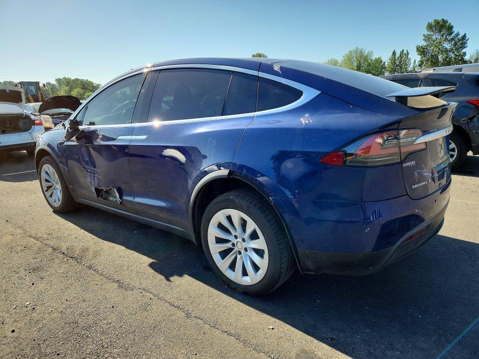 2018 Tesla Model x VIN 5YJXCDE22JF089595 COPART salvage auction — FRONT END, Or - Salvage Title Certificate, sold $750 on 2026-07-29 (photo 2)