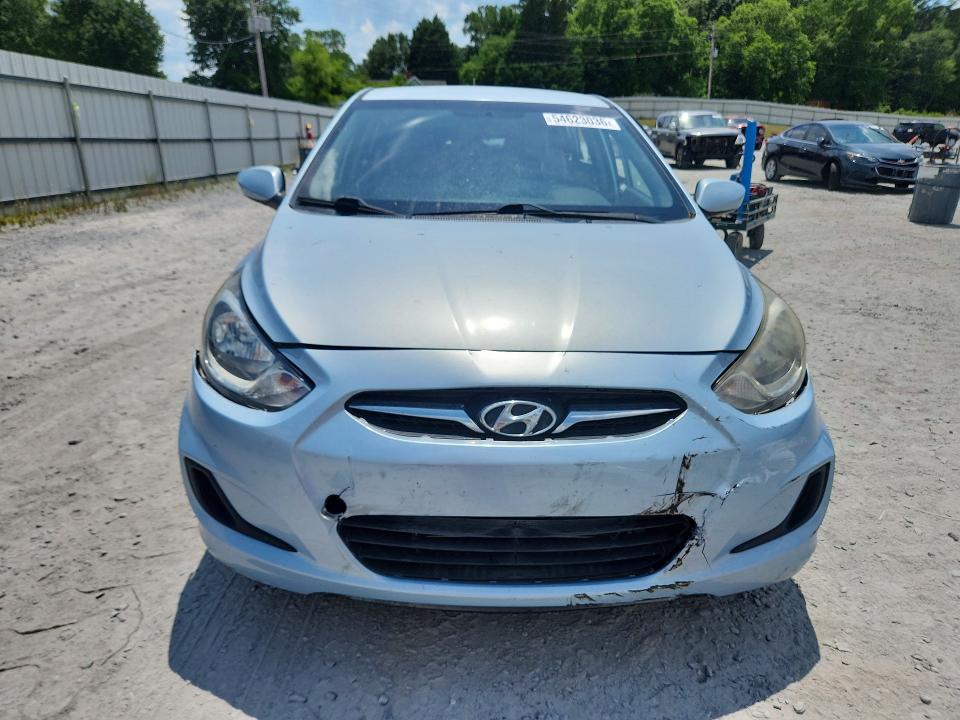 2012 Hyundai Accent VIN KMHCT5AE1CU004899 COPART salvage auction — REAR END, Nc - Salvage Certificate Of Title, sold $475 on 2026-07-29 (photo 5)
