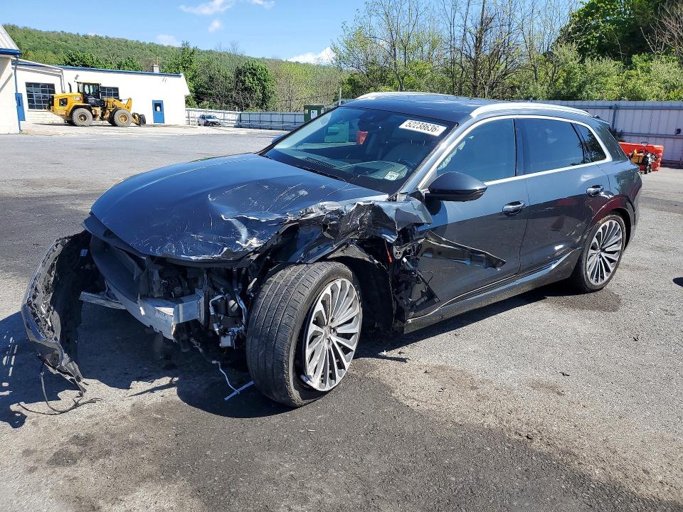 2019 Audi E-tron VIN WA1VABGE5KB021007 COPART salvage auction — FRONT END, Pa - Certificate Of Salvage, sold $4,000 on 2026-07-07 (photo 1)