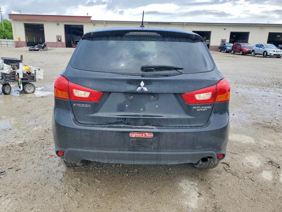 2015 Mitsubishi Outlander VIN 4A4AP3AU8FE011996 COPART salvage auction — FRONT END, In - Cert Of Title-Salvage Title, sold $550 on 2026-07-10 (photo 6)