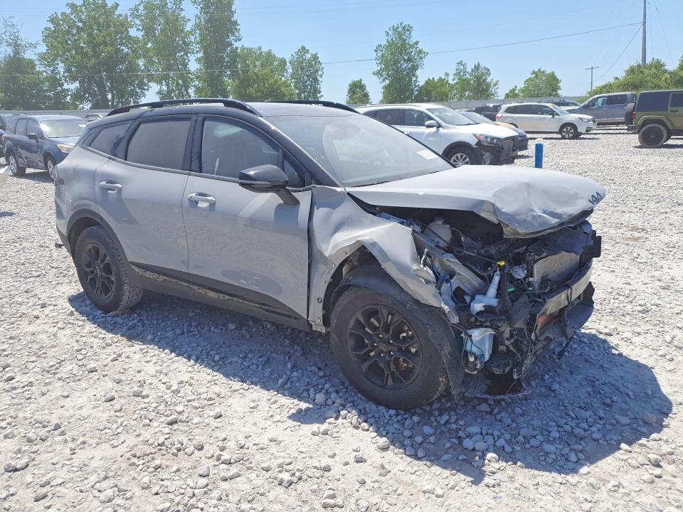2025 Kia Sportage VIN 5XYK7CDF3SG288436 COPART salvage auction — FRONT END, Mi - Scrap Certificate Of Title, sold $8,500 on 2026-07-02 (photo 4)