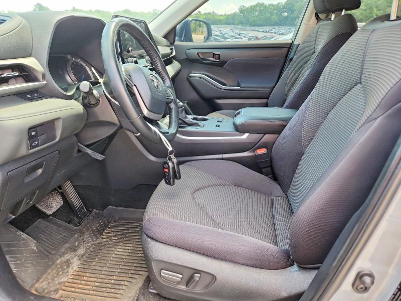 2024 Toyota Highlander VIN 5TDKARAH0RS536925 COPART salvage auction — FRONT END, Ga - Cert Of Title-Salvage, sold $17,100 on 2026-07-02 (photo 7)