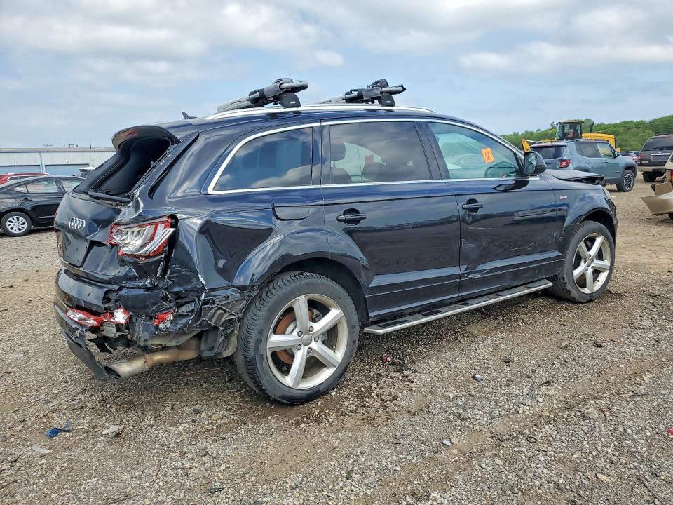 2013 Audi Q7 VIN WA1DGAFE6DD013642 COPART salvage auction — REAR END, Il - Salvage Certificate, sold $750 on 2026-07-03 (photo 3)