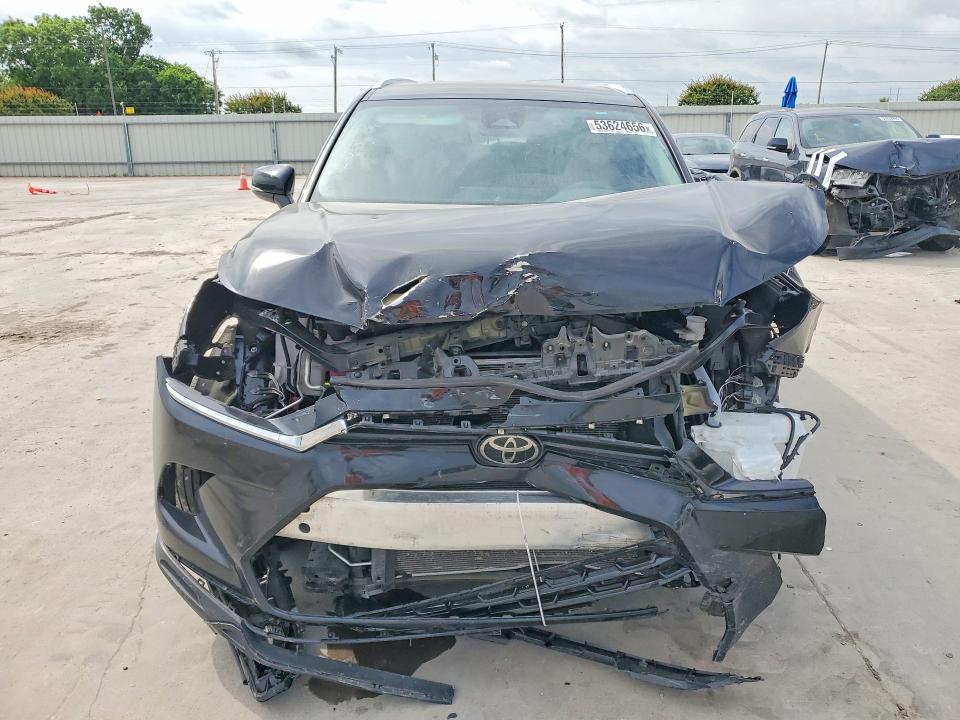 2024 Toyota Highlander VIN 5TDAAAA59RS017536 COPART salvage auction — FRONT END, Tx - Salvage Vehicle Title, sold $14,000 on 2026-07-23 (photo 5)