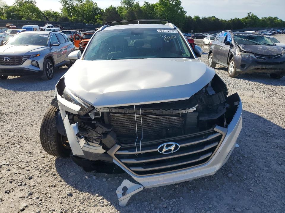 2016 Hyundai Tucson VIN KM8J3CA47GU209586 COPART salvage auction — ALL OVER, TN - SALVAGE CERTIFICATE (P), sold $1,150 on 2026-07-16 (photo 5)