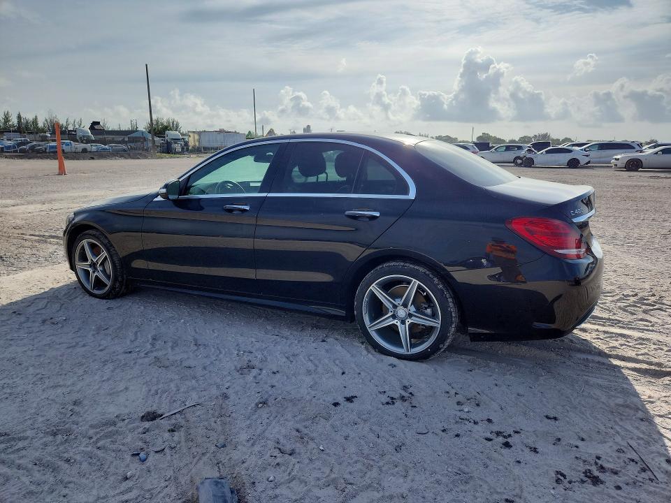 2015 Mercedes-benz C class VIN 55SWF6GB6FU032379 COPART salvage auction — MINOR DENT/SCRATCHES, FL - CERTIFICATE OF TITLE, sold $10,900 on 2026-07-23 (photo 2)