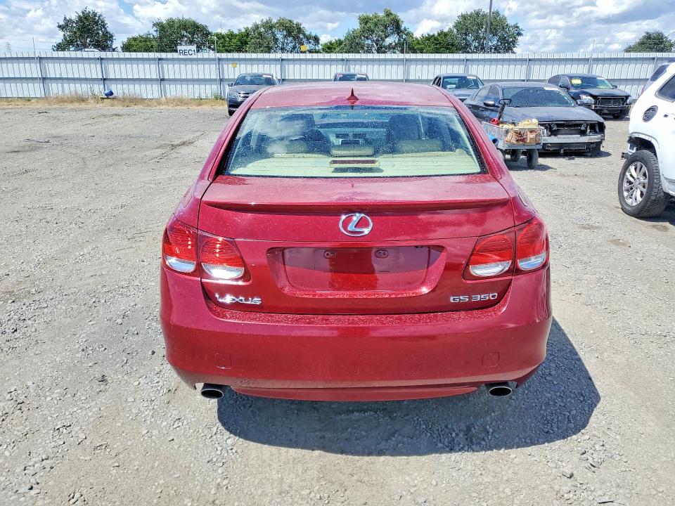 2009 Lexus Gs 350 VIN JTHBE96S590046345 COPART salvage auction — FRONT END, Ca - Salvage Certificate, sold $1,050 on 2026-07-02 (photo 6)