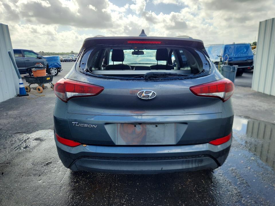 2018 Hyundai Tucson VIN KM8J33A41JU622093 COPART salvage auction — FRONT END, Fl - Certificate Of Title, sold $1,700 on 2026-07-14 (photo 6)