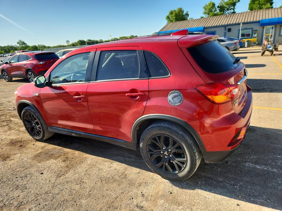 2018 Mitsubishi Outlander VIN JA4AP3AUXJZ031556 COPART salvage auction — HAIL, Ks - Cert Of Title-Salvage, sold $2,650 on 2026-07-08 (photo 2)