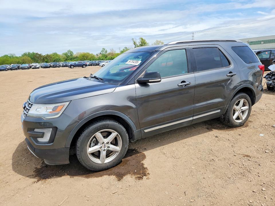 2017 Ford Explorer VIN 1FM5K8D88HGC79789 COPART salvage auction — REAR END, Il - Salvage Certificate, sold $4,300 on 2026-07-03 (photo 1)
