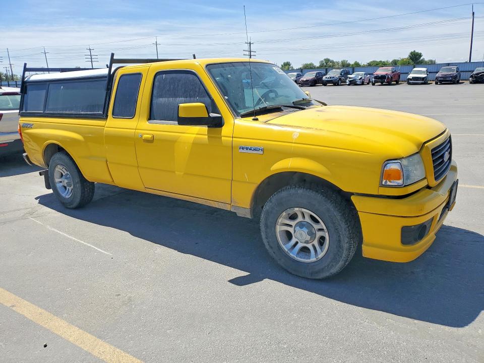 2007 Ford Ranger VIN 1FTYR14D97PA21085 COPART salvage auction — ENGINE BURN, Id - Salvage Certificate Of Title, sold $1,000 on 2026-07-09 (photo 4)