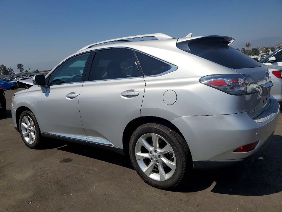 2010 Lexus Rx VIN JTJZK1BA7A2410097 COPART salvage auction — FRONT END, Ca - Salvage Certificate, sold $3,250 on 2026-07-27 (photo 2)