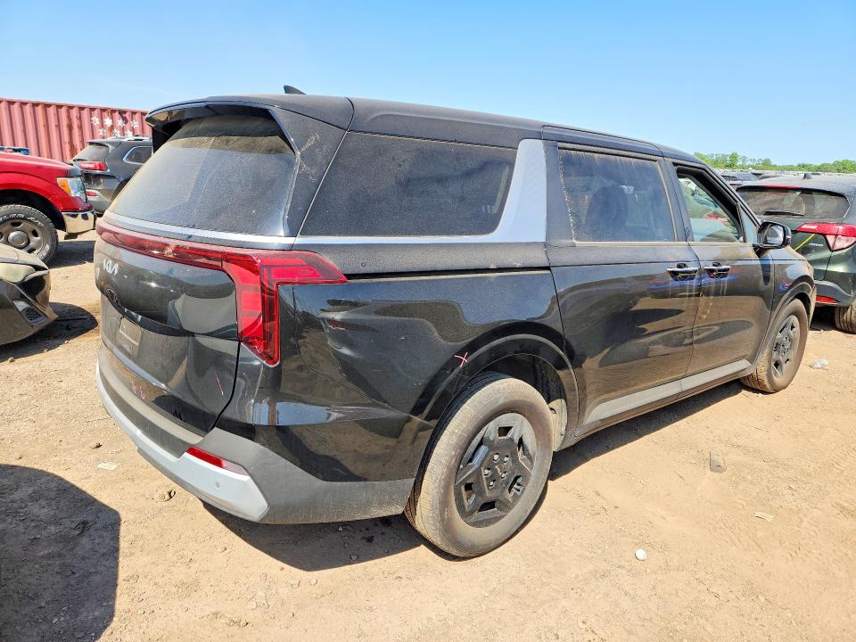 2025 Kia Carnival VIN KNDNB5K36S6543891 COPART salvage auction — FRONT END, Il - Salvage Certificate, sold $14,100 on 2026-07-09 (photo 3)