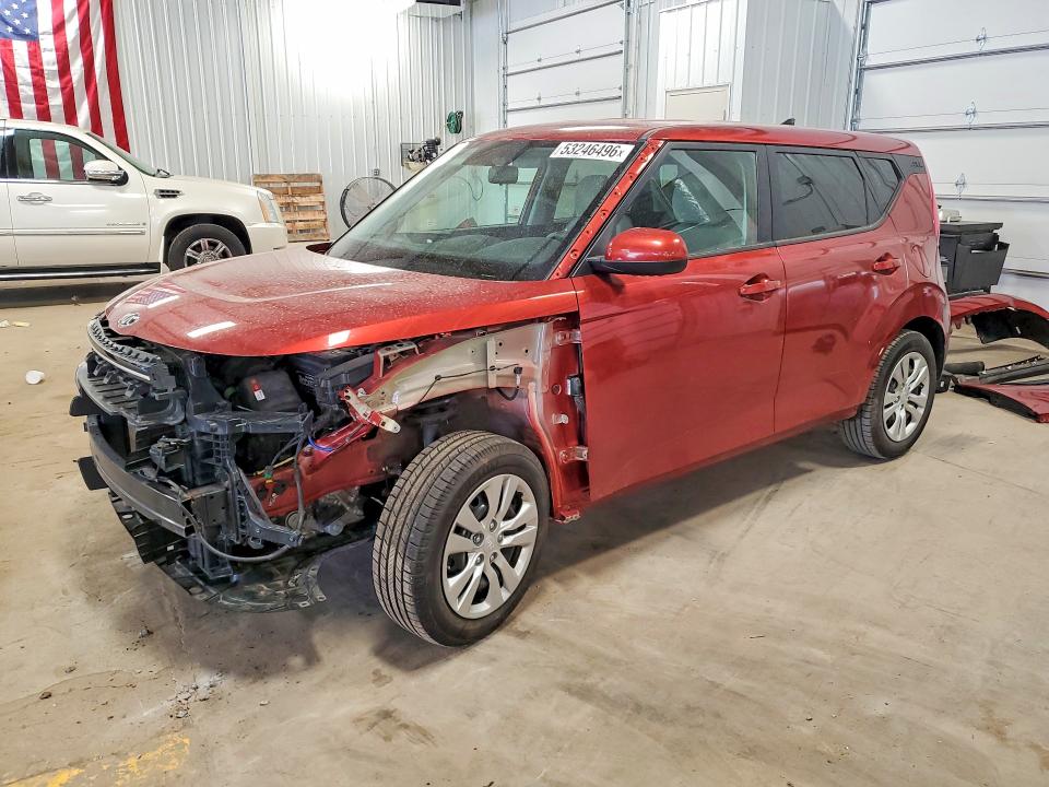 2020 Kia Soul VIN KNDJ23AU7L7115188 COPART salvage auction — FRONT END, Mn - Cert Of Title-Salvage, sold $2,000 on 2026-07-09 (photo 1)