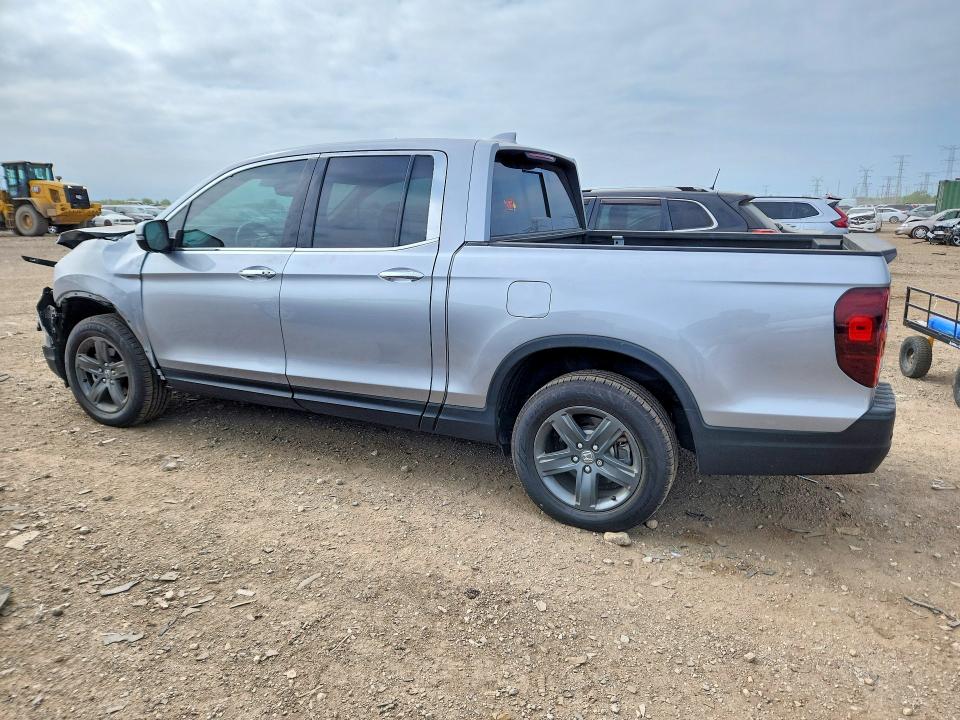 2023 Honda Ridgeline VIN 5FPYK3F72PB026038 COPART salvage auction — FRONT END, Il - Salvage Certificate, sold $8,100 on 2026-07-28 (photo 2)