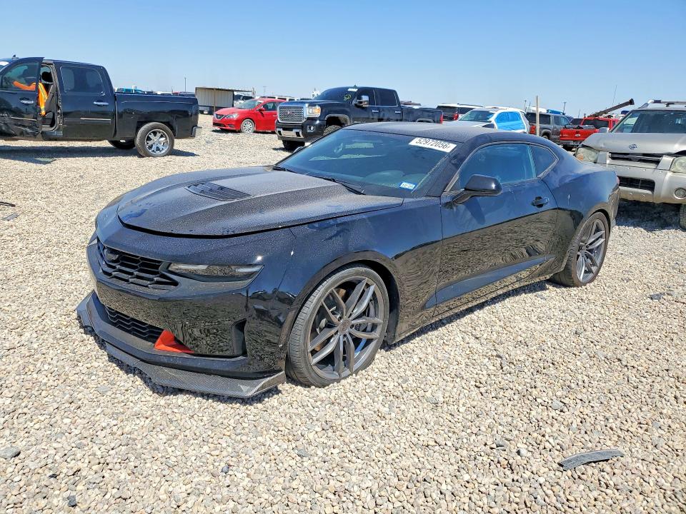 2021 Chevrolet Camaro VIN 1G1FF1R79M0124216 COPART salvage auction — FRONT END, Tx - Salvage Vehicle Title, sold $9,000 on 2026-07-28 (photo 1)