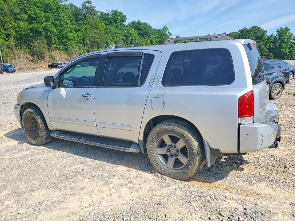 2005 Nissan Armada VIN 5N1AA08B55N715983 COPART salvage auction — MECHANICAL, Al - Certificate Of Title (P), sold $1,200 on 2026-07-03 (photo 2)