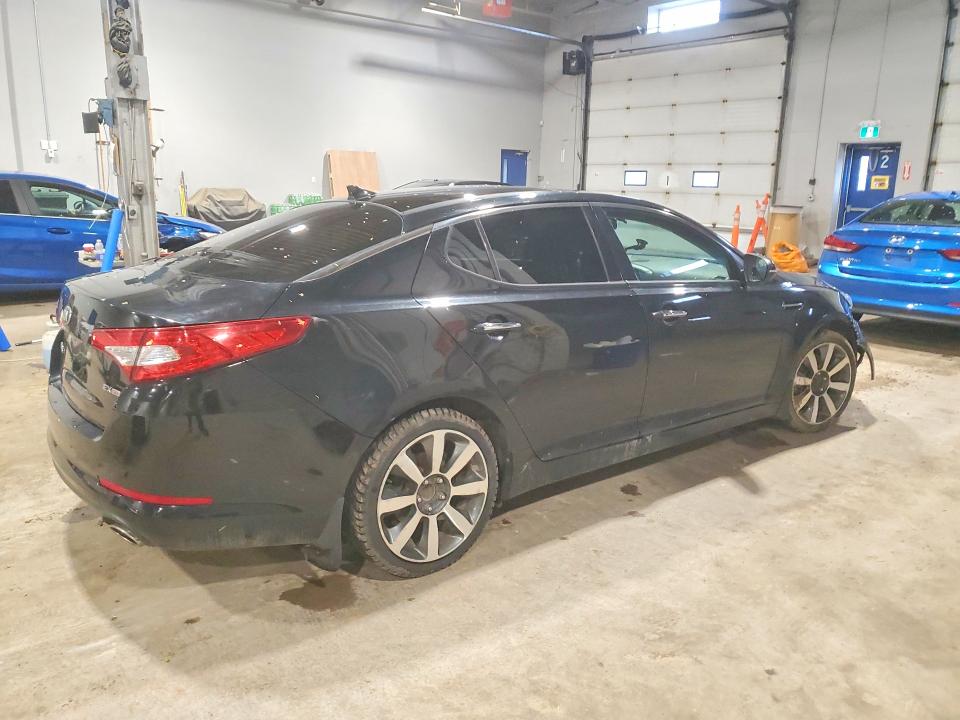 2013 Kia Optima VIN KNAGN4A77D5316018 COPART salvage auction — FRONT END, Salvage Title, sold $250 on 2026-07-30 (photo 3)