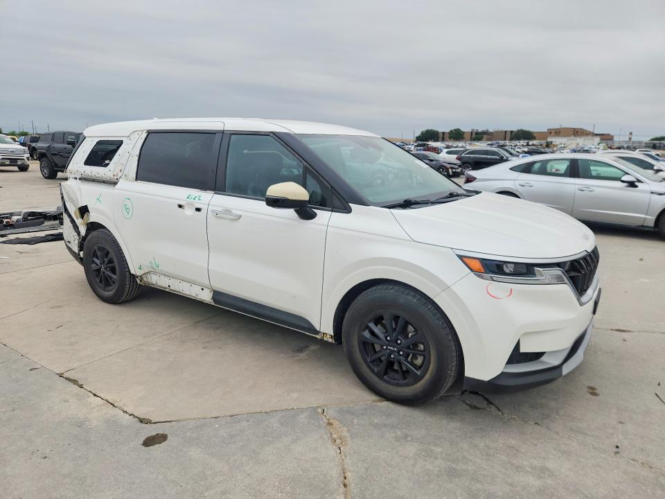 2022 Kia Carnival VIN KNDNB4H3XN6137473 COPART salvage auction — SIDE, Tx - Certificate Of Title, sold $200 on 2026-07-16 (photo 4)