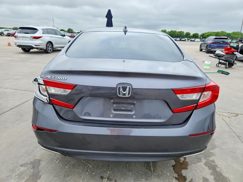 2018 Honda Accord VIN 1HGCV1F14JA258345 COPART salvage auction — SIDE, Tx - Nonrepairable Title, sold $1,550 on 2026-07-09 (photo 6)