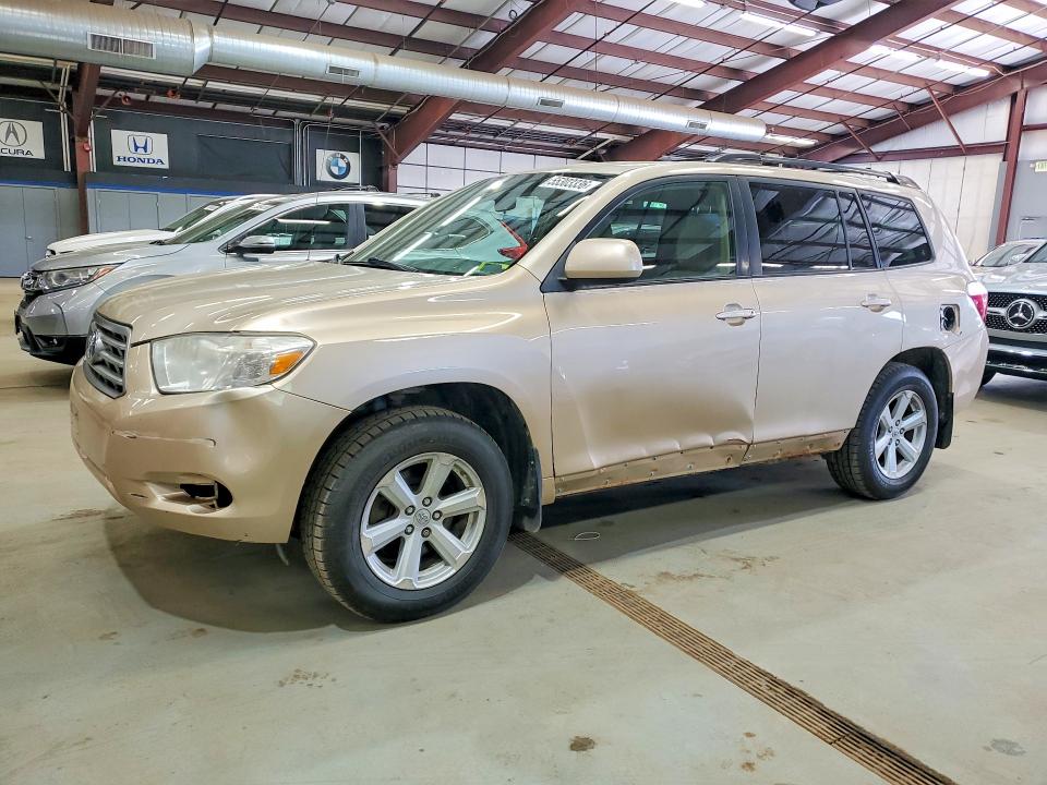 2009 Toyota Highlander VIN JTEES41A892135934 COPART salvage auction — SIDE, Vt - Cert Of Title-Parts Only Salva, sold $3,500 on 2026-07-26 (photo 1)