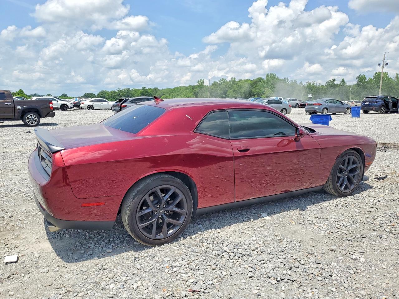 2022 Dodge Challenger VIN 2C3CDZBT8NH223634 COPART salvage auction — Rear End, AL - CERT OF TITLE-SALVAGE TITLE, sold $10,700 on 2026-07-02 (photo 3)