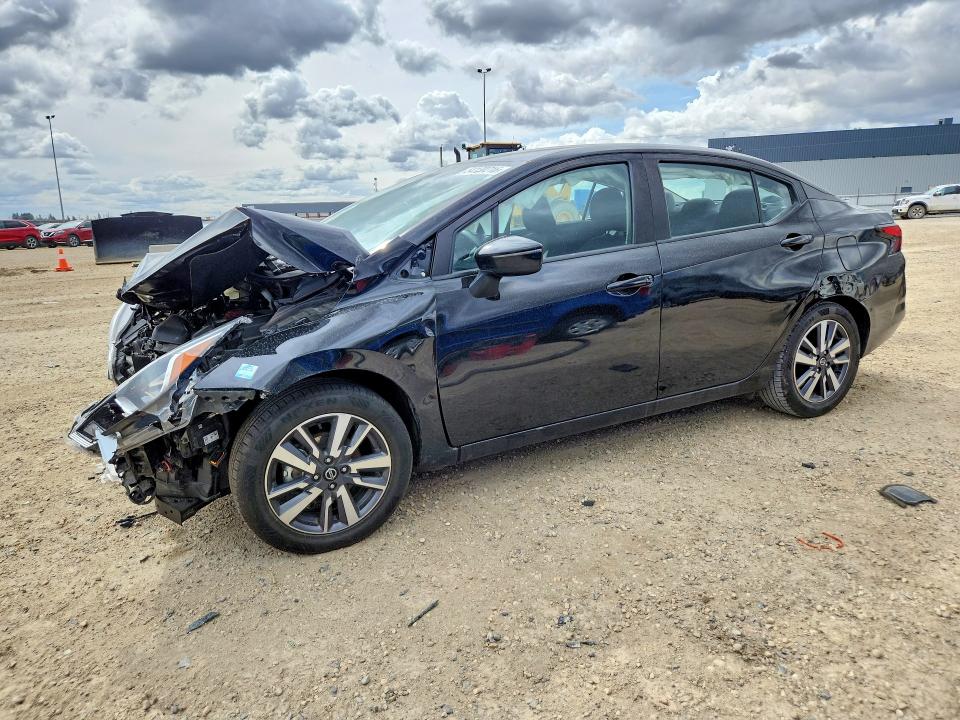 2021 Nissan Versa VIN 3N1CN8EV3ML864179 COPART salvage auction — FRONT END, Ab - Bos - Salvage, sold $850 on 2026-07-09 (photo 1)