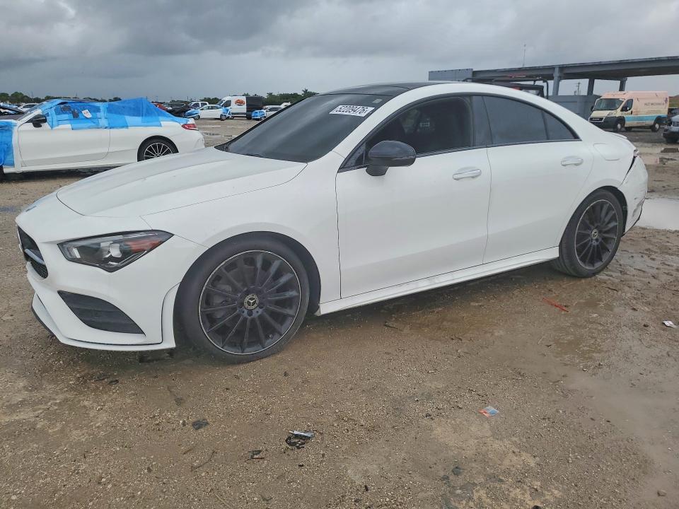 2021 Mercedes-benz Cla-klasse VIN W1K5J4GB4MN154615 COPART salvage auction — REAR END, Fl - Certificate Of Title, sold $11,500 on 2026-07-07 (photo 1)