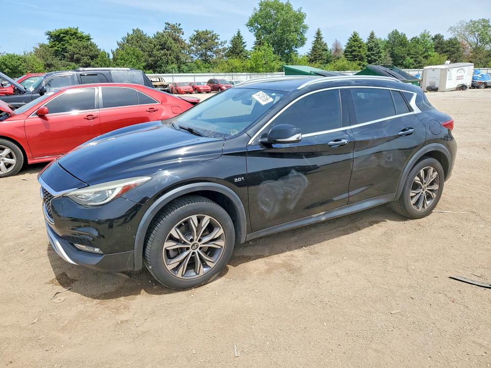 2017 Infiniti VIN SJKCH5CR0HA022855 COPART salvage auction — HAIL, Il - Salvage Certificate, sold $250 on 2026-07-21 (photo 1)