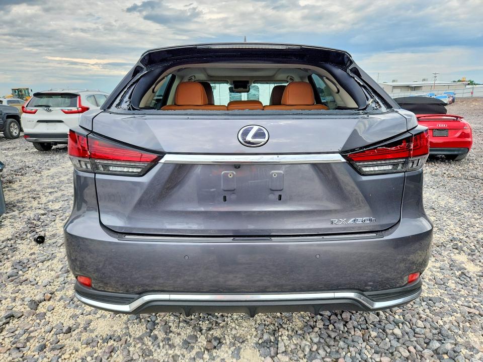 2021 Lexus Rx VIN 2T2JGMDA8MC065423 COPART salvage auction — HAIL, Mo - Certificate Of Title, sold $24,600 on 2026-07-08 (photo 6)