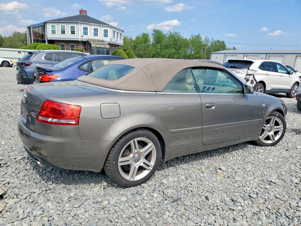 2007 Audi A4 VIN WAUDF48H27K029867 COPART salvage auction — MINOR DENT/SCRATCHES, Ma - Cert Of Title-Reconstrctd Coll, sold $575 on 2026-07-29 (photo 3)