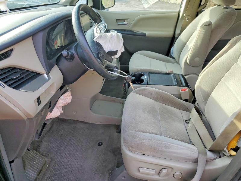 2015 Toyota Sienna VIN 5TDJK3DCXFS114811 COPART salvage auction — FRONT END, Ny - Mv-907A Salvage Certificate, sold $350 on 2026-07-28 (photo 7)