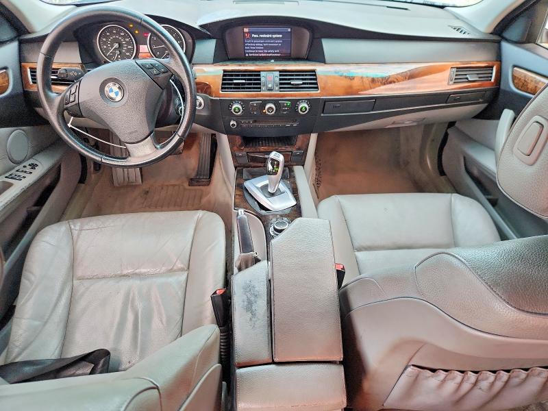 2010 BMW 5 series VIN WBANU5C54AC364983 COPART salvage auction — FRONT END, Tx - Salvage Vehicle Title, sold $600 on 2026-07-31 (photo 8)