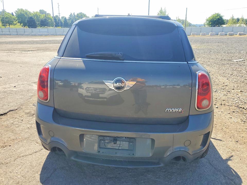 2012 Mini Cooper VIN WMWZC3C53CWL83602 COPART salvage auction — BURN, Or - Salvage Title Certificate, sold $300 on 2026-07-13 (photo 6)