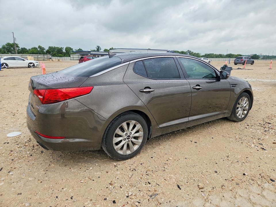 2013 Kia Optima VIN 5XXGN4A76DG163968 COPART salvage auction — FRONT END, Tx - Salvage Vehicle Title, sold $825 on 2026-07-30 (photo 3)