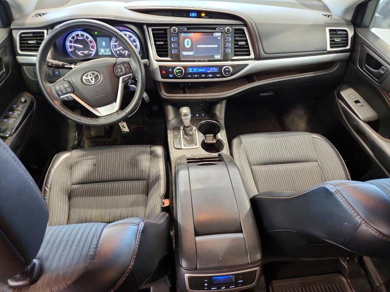2016 Toyota Highlander VIN 5TDBKRFH9GS251160 COPART salvage auction — HAIL, Mn - Cert Of Title-Salvage, sold $5,800 on 2026-07-28 (photo 8)